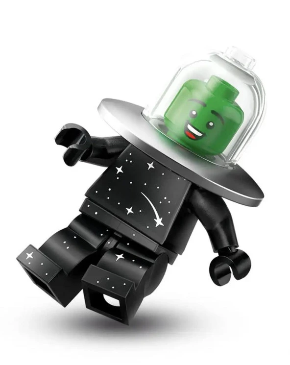 Lego Minifigür 71046 - Seri 26 -  7 Flying Saucer Costume Fan