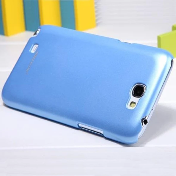 Samsung N7100 Galaxy Note 2 Nillkin Sert Kılıf - Mavi - Resim 2