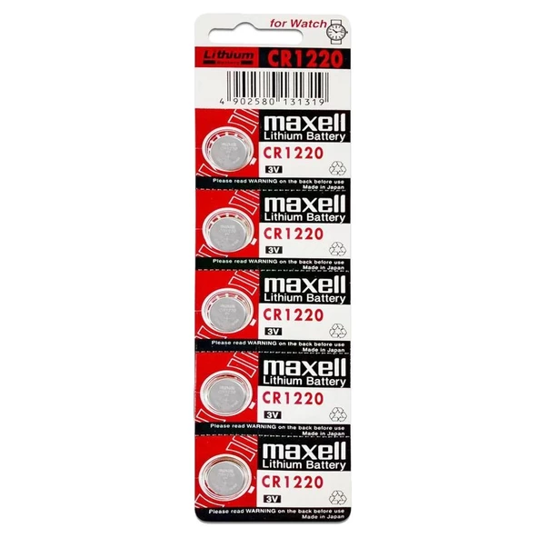 Maxell Pil Düğme 1220 3v 5li Paket