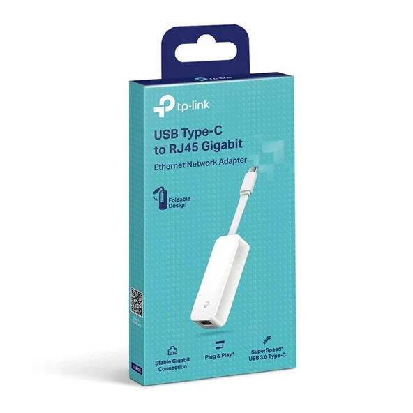 Tp-Link UE300C USB 3.0 Type-C to RJ-45 Adaptör