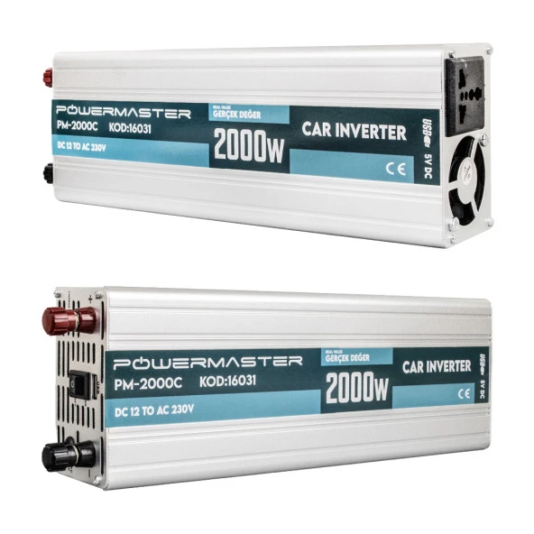 12 VOLT - 2000 WATT ŞARJLI INVERTER (4353) - 2