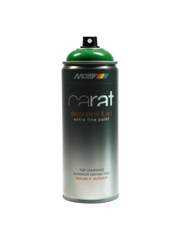 Motip Carat Parlak Zümrüt Yeşili Sprey Boya - 400 ml RAL6001