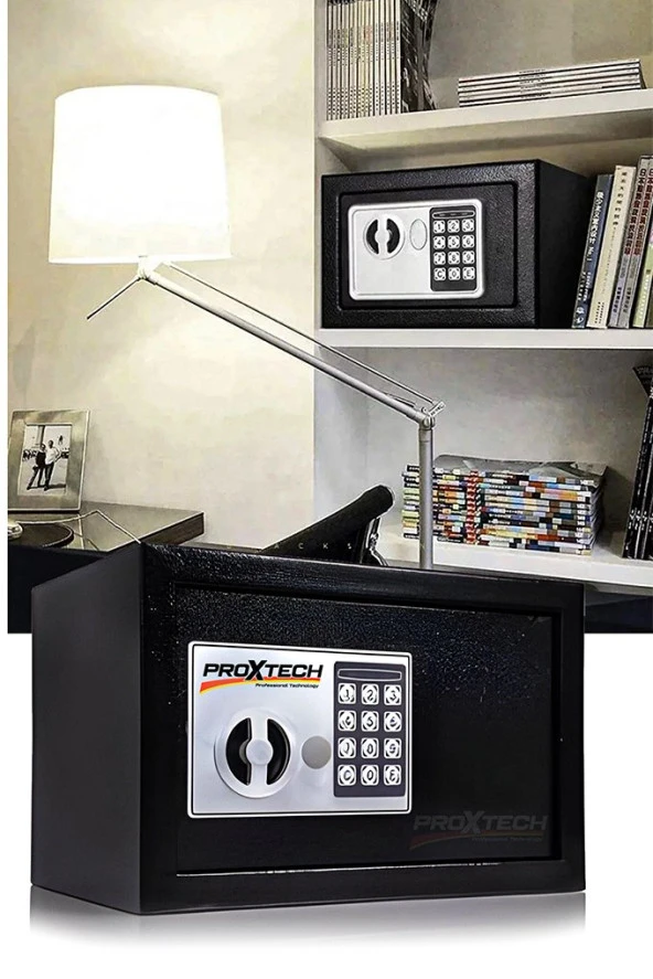 Elektronik Şifreli Para Kasası Çelik Kasası Otel Kasası 3mm Montaj Ekipmanları - 4