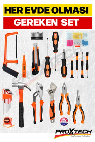 Premium 105 Parçalı Garaj Aracı Mekanik El Aletleri Seti Otomobil Araç Kombo Full Seti - 3