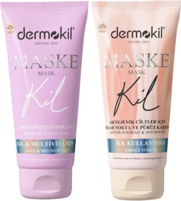 DERMOKİL VE LEKE MASKE 2'Lİ SET 2X75ML - 325020201011