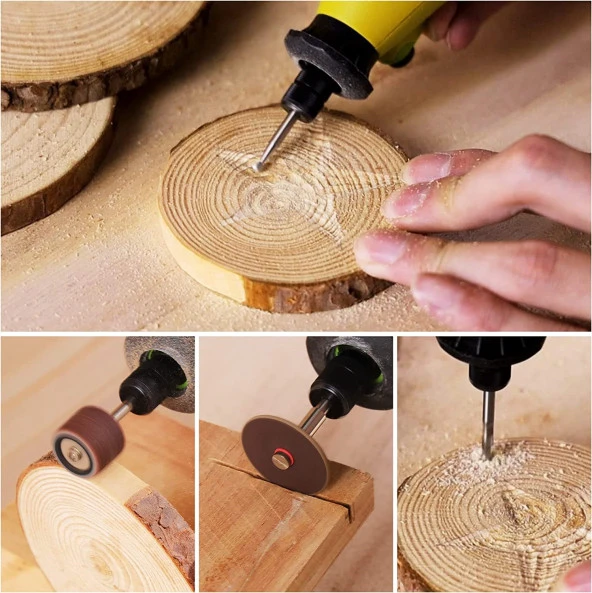 Yüksek Kalite 152 Parça Gravür Cam Oyma Delme Parlatma Taşlama Zımpara Dremel Gravür Oyma Kit - Resim 3