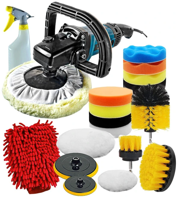 PROXTECH Prox 20 Parça Hobiset Pasta Cila Koltuk Yıkama Parlatma Devir Ayarlı Polisaj Makinesi Set Ful Set-2 ürün görseli