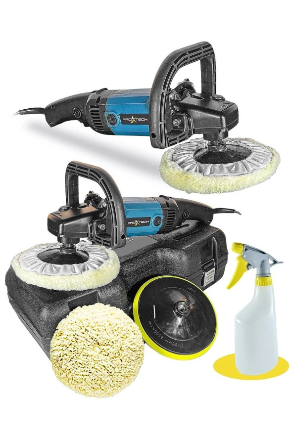 PROXTECH  Profesyonel 6 Kademeli Devirli Koltuk Yıkama Zımpara Pasta Cila Polisaj Makinesi - 1