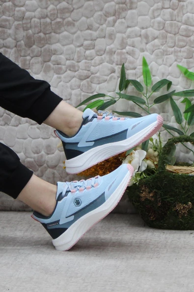 Lumberjack Mera Mavi Hafif Rahat Orijinal Ürün Kadın Spor Ayakkabı - Resim 5