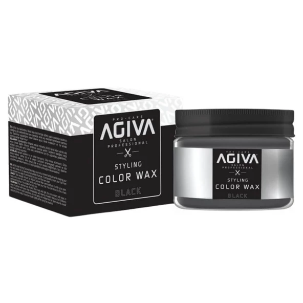 Piev Saç Şekillendirici Agiva Styling Color Wax Siyah 120 Ml - 2