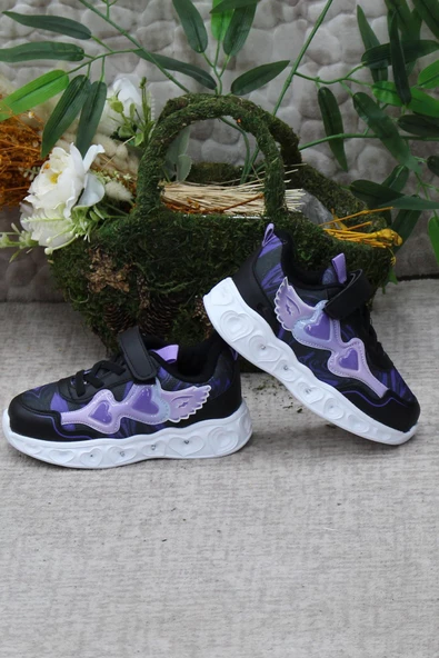 Fort Cool Elina Anatomik Rahat Işıklı Kız Çocuk Ayakkabı - Resim 3