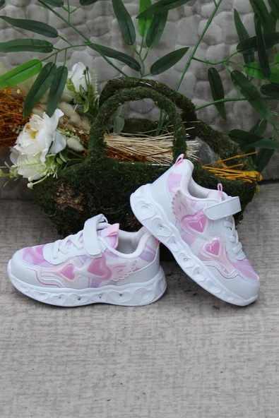 Fort Cool Elina Anatomik Rahat Işıklı Kız Çocuk Ayakkabı - Resim 8