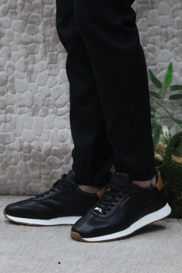 Hammer Jack 24020 Siyah Orijinal Ürün Esnek Hafif Hakiki Deri Erkek Ayakkabı - Resim 3