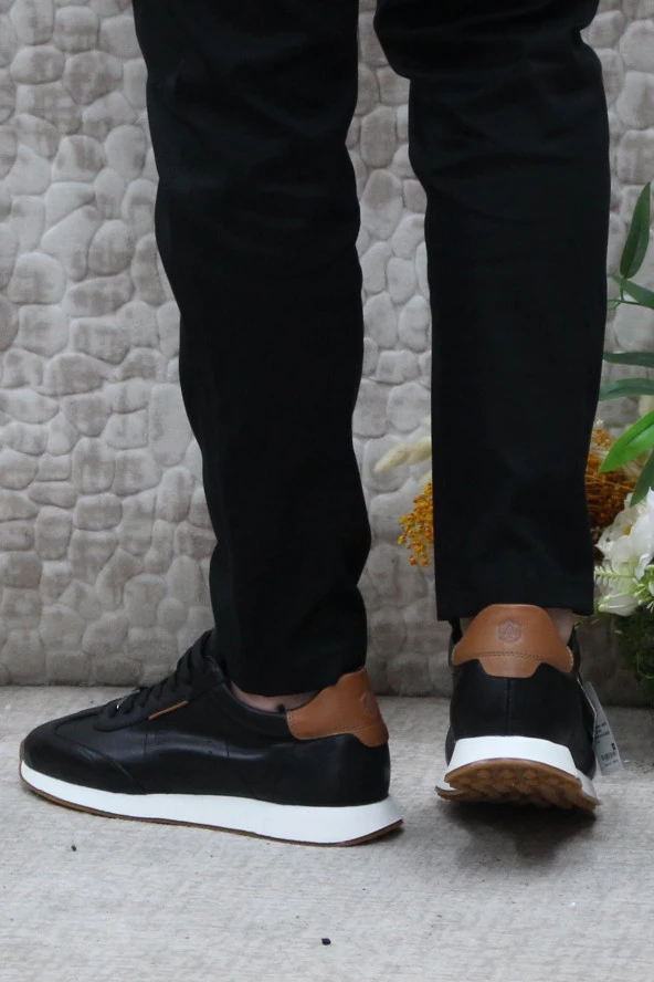 Hammer Jack 24020 Siyah Orijinal Ürün Esnek Hafif Hakiki Deri Erkek Ayakkabı - Resim 4