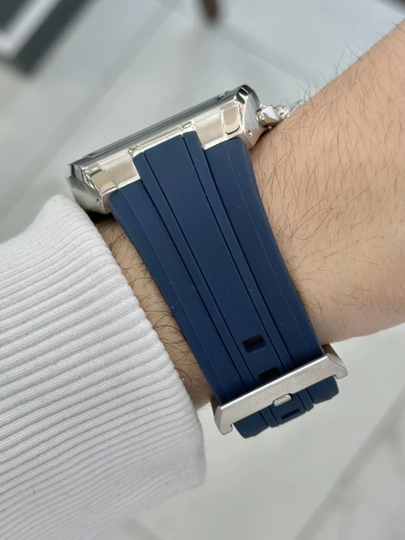 Quantum Marka Kare Mavi Erkek Kol Saati - Resim 4