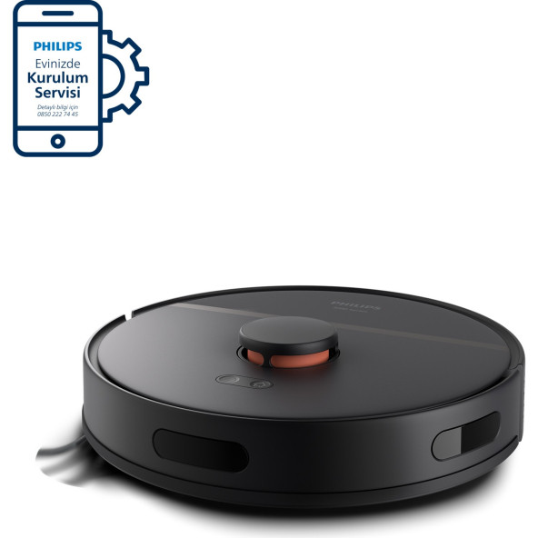 Philips HomeRun 3000 Serisi Aqua XU3000/01 Siyah Akıllı Robot Süpürge - 2