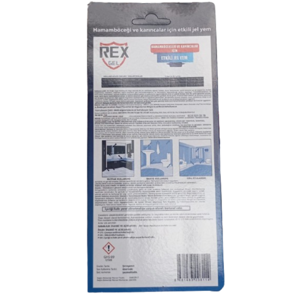 Konforlu Evler Için Kokusuz,lekesiz Rex Jel - 5 Gr. Hamam Böceği Ve Karınca Yemi - 2