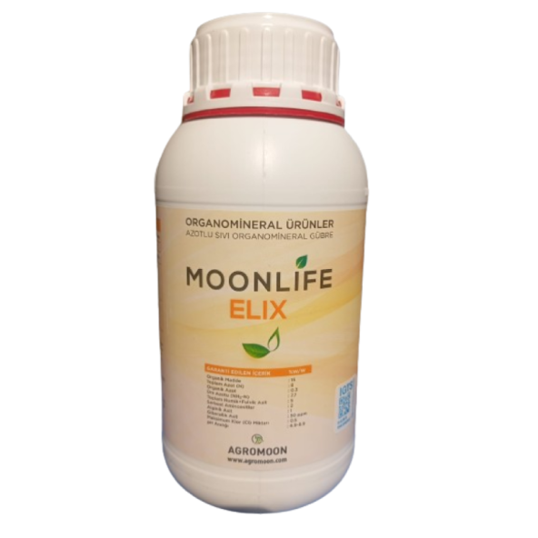 Moonlife Elix Çiçeklendirir,Döllendirir,Stres Giderici,Meyvede Kalite Arttırır. Amino Asit 500 Cc