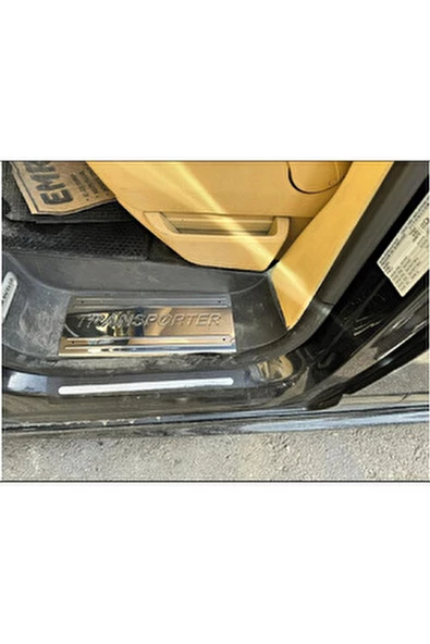 VW T5 Transporter Krom İç Kapı Eşiği 3 Parça 2003-2015 Model Arası Uyumlu P.Çelik - Resim 5