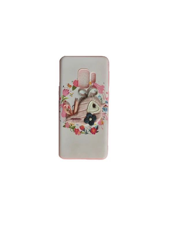 Tfy Store Galaxy S9 Uyumlu Simli Silikon Telefon Kılıfı - 4