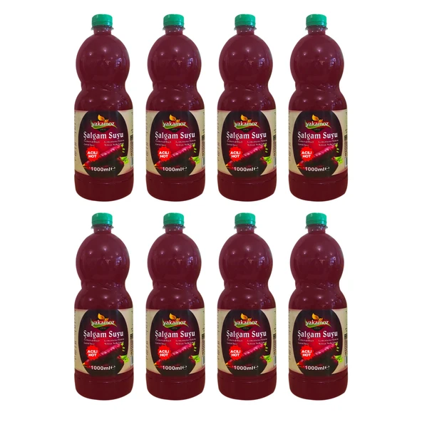 Yakamoz Şalgam Suyu 1 lt Acılı x 8 Adet - 2