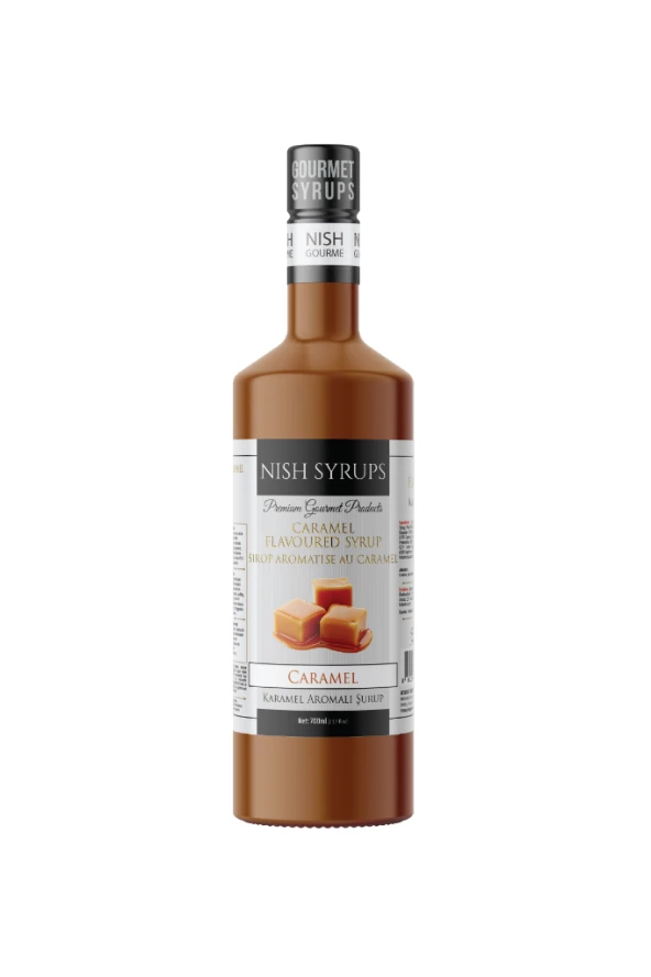Nish Çikolata, Karamel, Vanilya Aromalı Şurup 3'lü Set (3 x 700ml) - P - 4