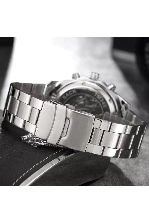 Orjinal Otomatik Mekanizma Iç Fonksiyonları Aktif Erkek Kol Saati.11214 - Resim 8