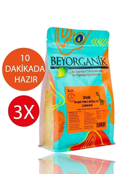 Organik Ruşeymli Bezelye Çorbası 50gr 3'lü Paket (10 Dakikada Hazır)