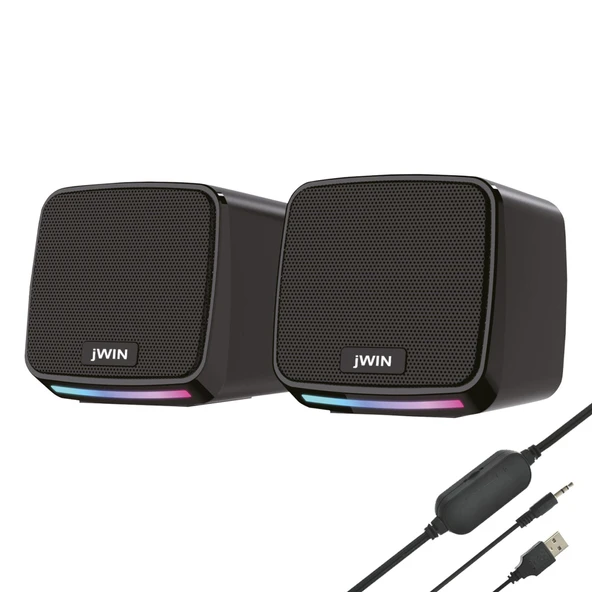 Jwin RGB-23 2'li USB Hoparlör