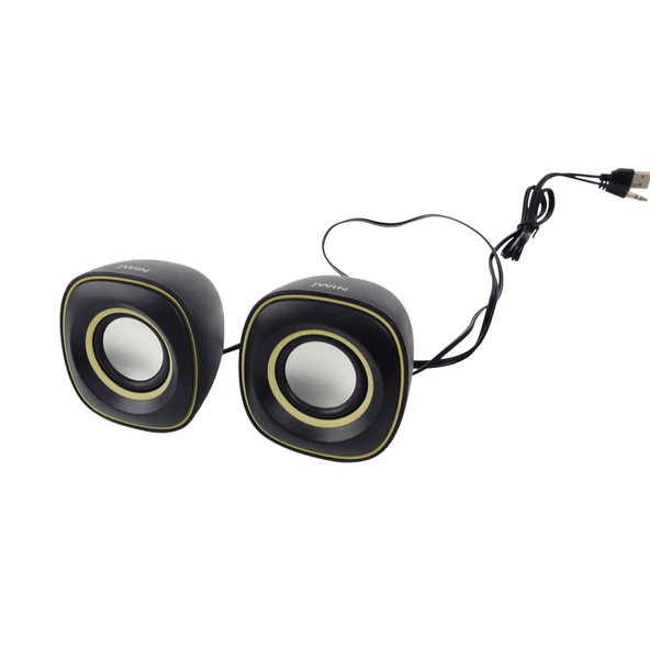 Jwin S-610 2'li USB Hoparlör - Sarı - 4