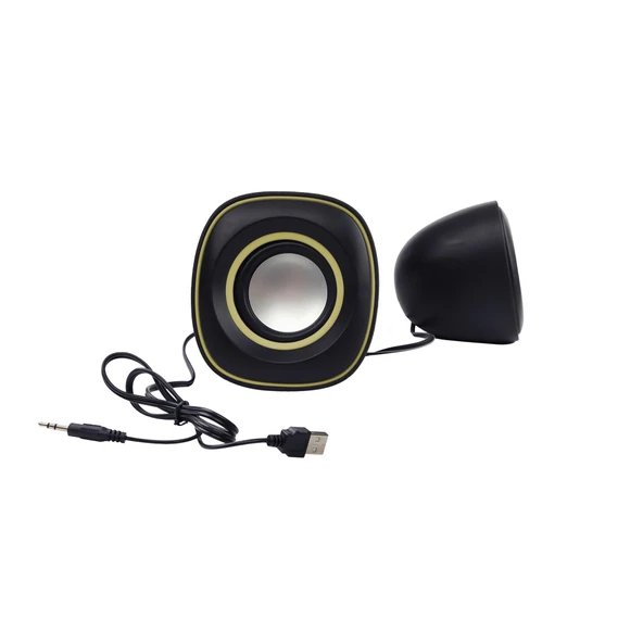 Jwin S-610 2'li USB Hoparlör - Sarı - 5