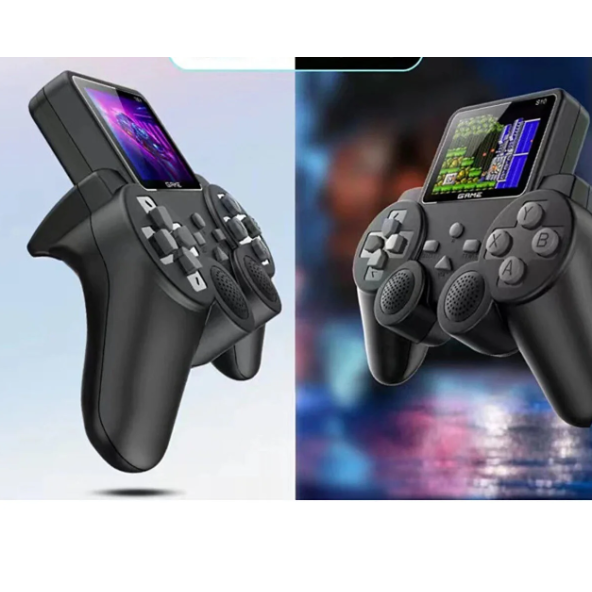 QASUL S10 Taşınabilir Retro Video El Oyun Konsolu Atari 2.4 İnç Oyun Konsolu-Yeni Versiyon - 2