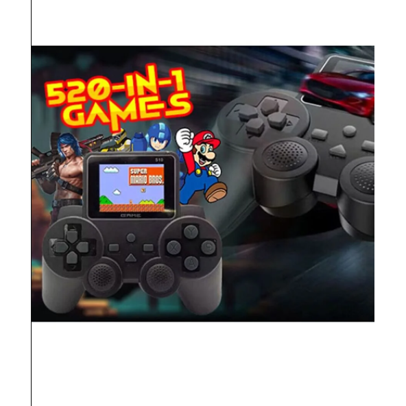 QASUL S10 Taşınabilir Retro Video El Oyun Konsolu Atari 2.4 İnç Oyun Konsolu-Yeni Versiyon - 4