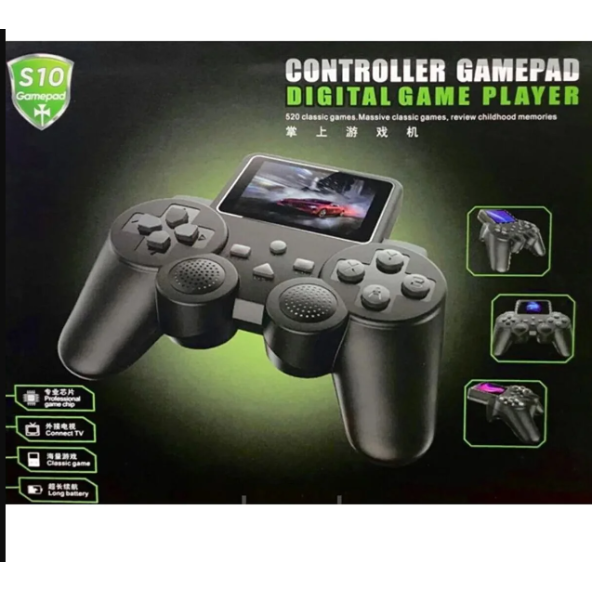 QASUL S10 Taşınabilir Retro Video El Oyun Konsolu Atari 2.4 İnç Oyun Konsolu-Yeni Versiyon - 6