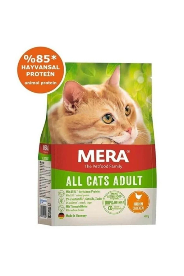 Mera Adult Tahılsız Tavuklu Yetişkin Kedi Maması 10 Kg