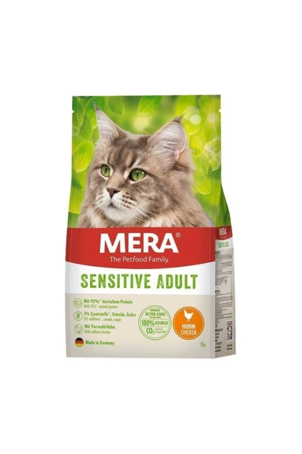 Mera The Petfood Family Sensitive Tahılsız Hassas Tavuklu Kedi Maması 2 K