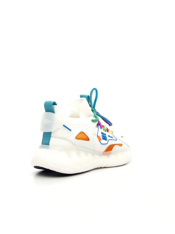 Guja 24Y433-7 Kadın Renkli Bağcık Air Taban Streç Spor Ayakkabı - 5