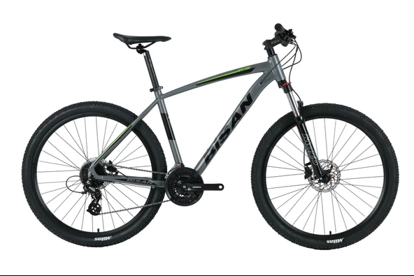 Bisan MTX 7300 HD Fren 24 Vites 29 Jant Dağ Bisikleti Metalik Gri Yeşil 19 Kadro