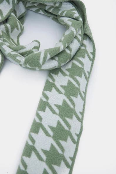 Perspective Kadın Atkı Bere Seti - Minimalist Desenli Günlük Kışlık - 3