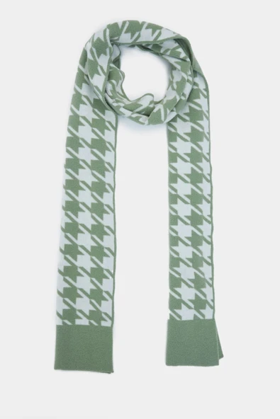 Perspective Kadın Atkı Bere Seti - Minimalist Desenli Günlük Kışlık - 4