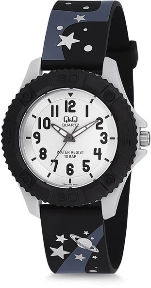 Q&Q Silikon Çocuk Kol Saati PVQ96  Siyah ürün görseli