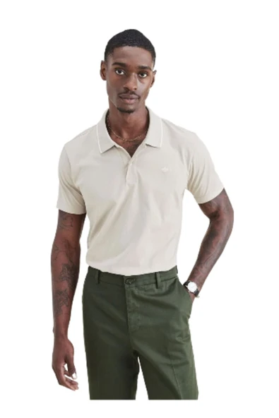 Dockers Minimalist Polo Yaka Kısa Kol Erkek T-Shirt - Rahat ve Şık - 2