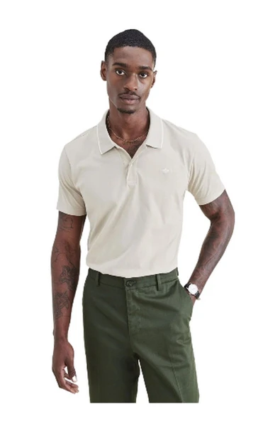 Dockers Minimalist Polo Yaka Kısa Kol Erkek T-Shirt - Rahat ve Şık