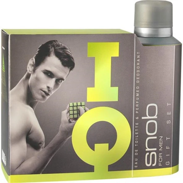 Snob Edt IQ 100ml + Deodorant 150ml Hediyeli Kofre Parfüm