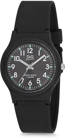 Q&Q Su geçirmez Çocuk Kol Saati VP46  Siyah ürün görseli