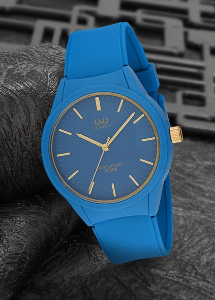 Q&Q Silikon Unisex Kol Saati PVR28S  Gece Mavisi ürün görseli