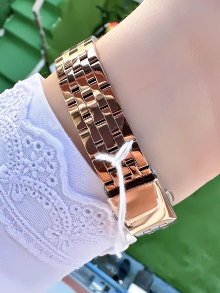Ferrucci Vintage Kare Minimal Kadın Kol Saati  Rose - 3