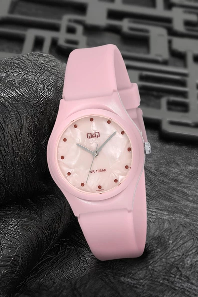 Q&Q Silikon Kadın Kol Saati PVQ86S  Pembe