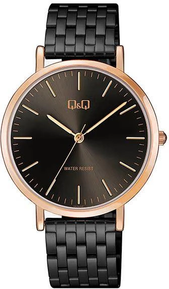 Q&Q Erkek Metal Kol Saati QA20M  Siyah Rose