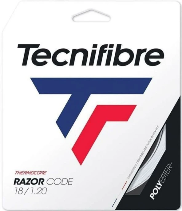 Tecnifibre Razor Code Beyaz 18/1.20 Tekli Kordaj 04GRA120XW ürün görseli 1